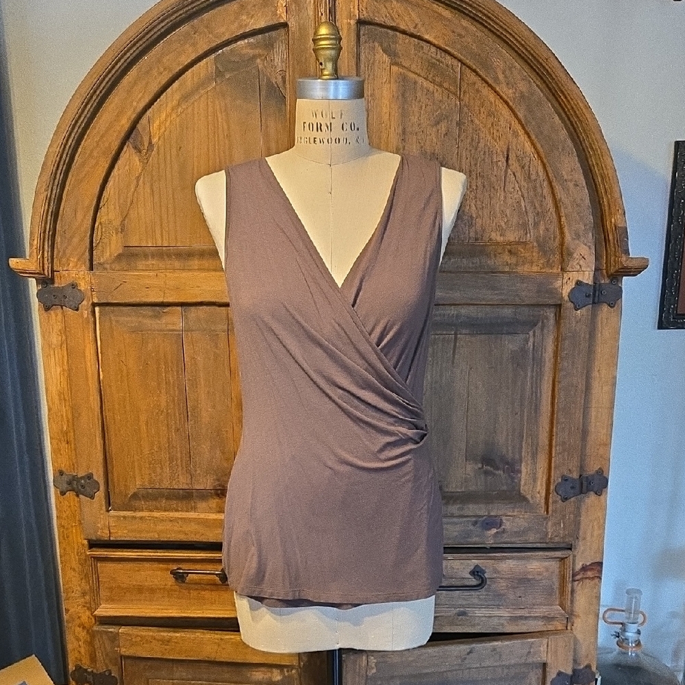 Tommy Bahama Brown Wrap Tank Top